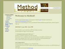 Tablet Screenshot of methodchilddevelopmentcenter.com